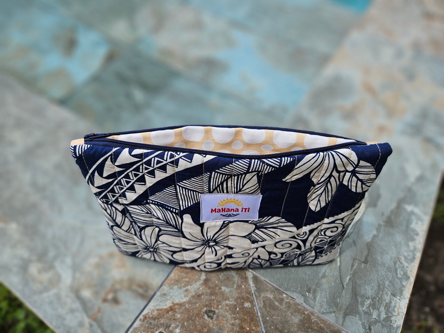 Pochette Tatoo bleu