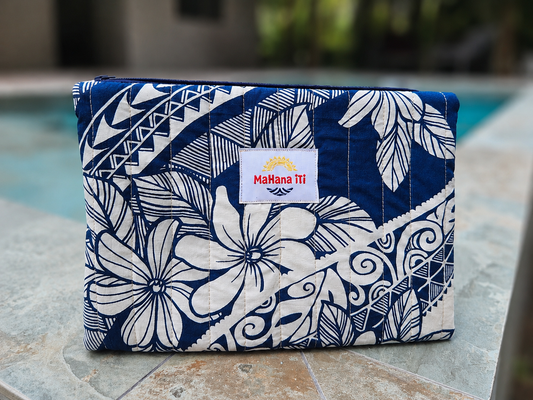 Pochette Tatoo bleu